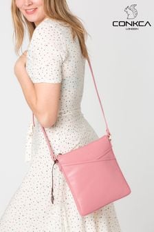 Conkca Avril Leather Cross-Body Bag