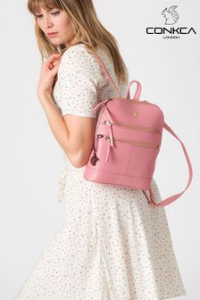 Conkca Francisca Leather Backpack (D32593) | AED327