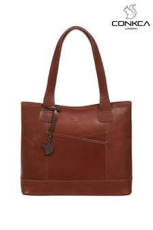 Conkca Little Patience Leather Tote Bag (D32753) | €93