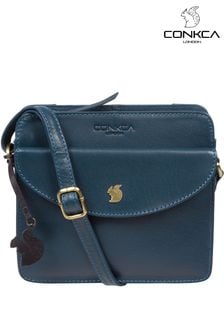 Conkca Magda Leather Cross-Body Bag (D32781) | €60