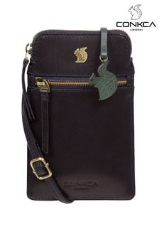 Conkca Bambino Leather Cross-Body Phone Bag (D32801) | AED194