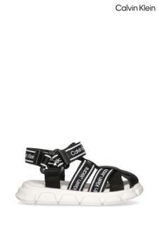 Czarne chłopięce sandały Calvin Klein (D32985) | 185 zł