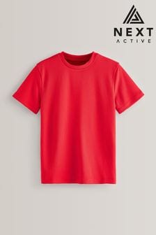 אדום - חולצת טי ספורטיבית (גילאי 3 עד 16) (D33002) | ‏19 ‏₪ - ‏31 ‏₪