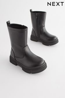 Black Tall Chunky Boots (D33321) | €28 - €31