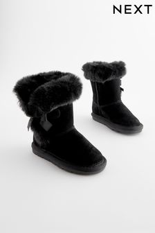 Черный - Непромокаемые ботинки с эластичным поясом (D33325) | €21 - €24