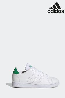 adidas Green/White Sportswear Advantage Lifestyle Court Lace Trainers (D33526) | €47