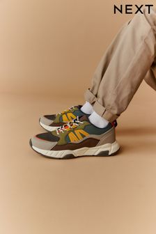 Кроссовки на шнуровке в стиле колор блок (D33728) | €23 - €27