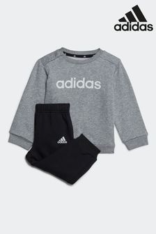 adidas Grey Infant Sportswear Essentials Lineage Jogger Set (D34257) | €30