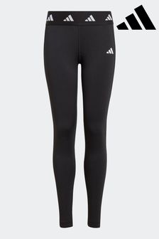adidas Black Sportswear Aeroready Techfit Long Kids Leggings (D34602) | kr460
