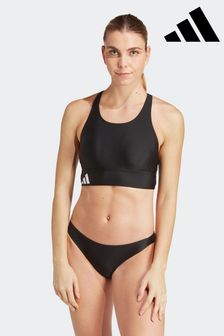 adidas Black Performance Swim Branded Beach Bikini (D34951) | $69