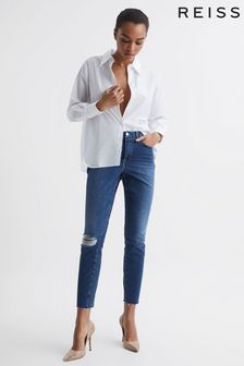 Reiss Good American Cropped Skinny Jeans (D35768) | 824 LEI