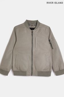 Куртка-пилот цвета хаки для мальчиков River Island (D35832) | €35