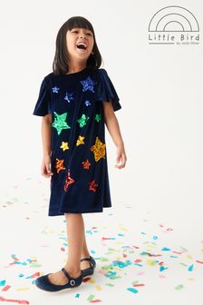 Бархатное платье со звездами Little Bird by Jools Oliver пайетками (D35996) | €28 - €33