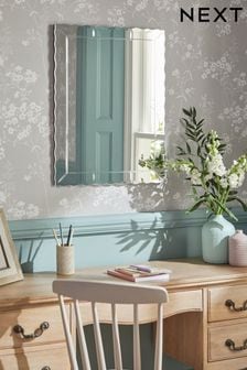 Clear Waved Edge Mirror (D36106) | €40