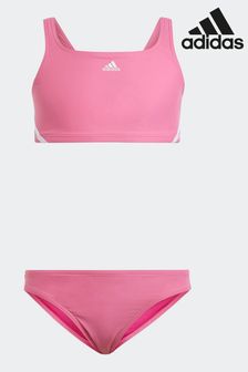 adidas Pink 3-Stripes Bikini (D36288) | 124 QAR