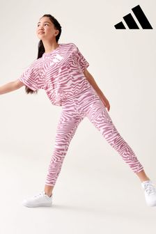 Розовый - Спортивные леггинсы Adidas Sportswear (D36309) | €27