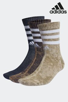 adidas Green Adult 3-Stripes Stonewash Crew Socks 3 Pairs (D36350) | 31 €