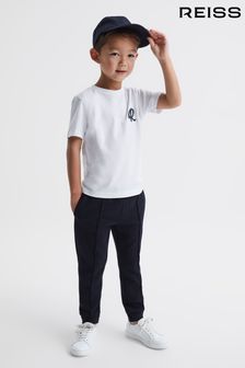 Blanco - Camiseta de algodón de cuello redondo Jude de Reiss (D36428) | 23 €