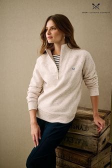Crew Clothing Company Blue Stripe Cotton Casual Sweatshirt (D36671) | €26
