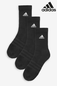 adidas Black Adult Cushioned Crew Socks 3 Pairs (D36751) | 18 €