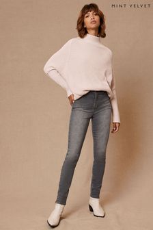 Mint Velvet Grey Joliet Jeans (D36851) | $147