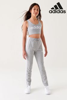 adidas Grey Sportswear Essentials 3-Stripes Joggers (D36893) | €36