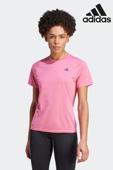 adidas Pink Performance Running Short Sleeve T-Shirt (D37046) | €27
