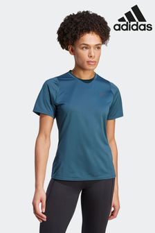 adidas Green Performance Running Short Sleeve T-Shirt (D37047) | €21.50