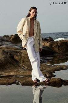 Jigsaw Marlow 90's White Jeans (D37071) | $157