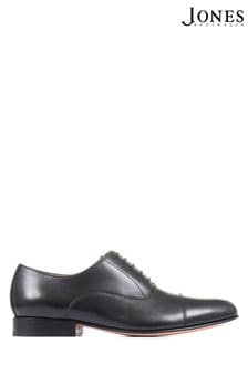 Jones Bootmaker Black Morpeth Leather Oxford Shoes (D37371) | OMR57