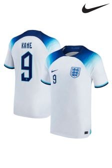 Nike White Kane - 9 England Home Stadium Football Shirt 2022 (D37390) | €129