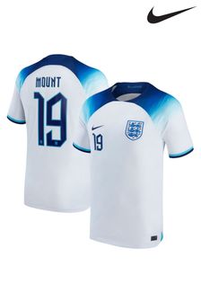 Nike White Mount - 19 England Home Stadium Football Shirt 2022 (D37392) | kr1,168