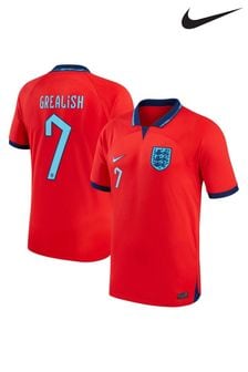 Nike Red Grealish - 7 England Away Stadium Football Shirt 2022 (D37395) | 138 €