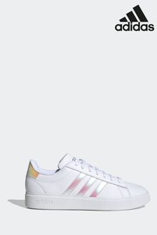 adidas White Grand Court 2.0 Trainers (D37565) | €44.50