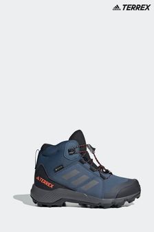 Blau - Adidas Terrex Mid Gore-tex Hiking Boots (D37700) | 125 €
