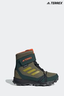 adidas Green Terrex Snow Hook-And-Loop Cold.Rdy Winter Boots (D37781) | €38