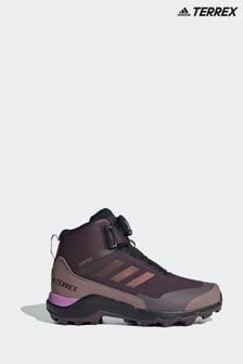 adidas Purple Terrex Winter Mid Boa Rain.Rdy Hiking Trainers (D37808) | 542 SAR