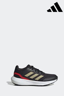 adidas Black/Red Runfalcon 3.0 Trainers (D37964) | OMR17