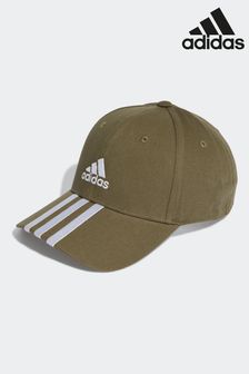 أخضر - قبعة بيسبول نسيج قطني 3 خطوط للكبار من Adidas (D38229) | 115 ر.س