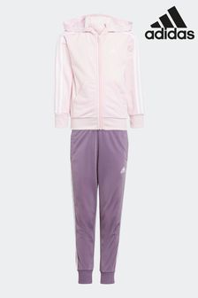 Nike tracksuit hot sale pink stripe