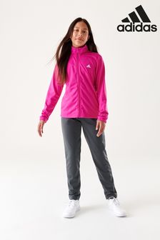 adidas Pink Sportswear Junior Essentials Big Logo Tracksuit (D38397) | €46