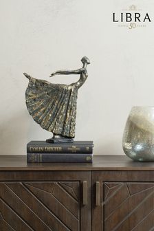 Libra Interiors Bronze Arabesque Ballet Dancer Sculpture (D38542) | €106