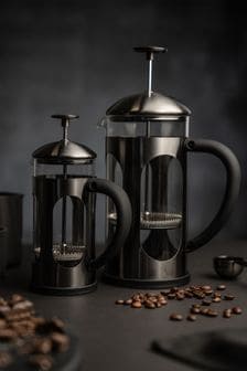 SIIP Black 3 Cup Gunmetal And Stainless Steel Cafetiere (D38886) | SGD 45