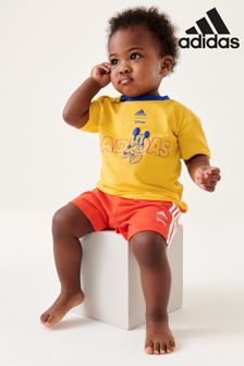 Galben - Tricou pentru bebeluși Adidas Disney Mickey Mouse (D38989) | 107 LEI