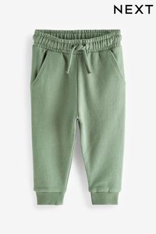Kaki zelena - Mehke hlače za prosti čas iz džersija (3 mesecev–7 let) (D39709) | €7 - €9