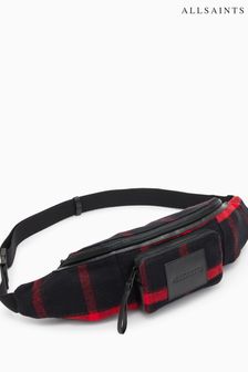 All Saints Red Check Bumbag (D39788) | $239