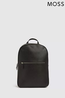 MOSS Saffiano Black Backpack (D39861) | $132