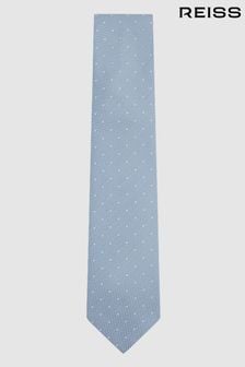 Reiss Soft Blue Liam Polka Dot Tie (D39986) | $79