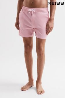Reiss Soft Pink Beach Plain Drawstring Swim Shorts (D40016) | 89 €
