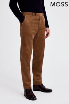 MOSS Red Rust Corduroy Suit Trousers (D40319) | €49